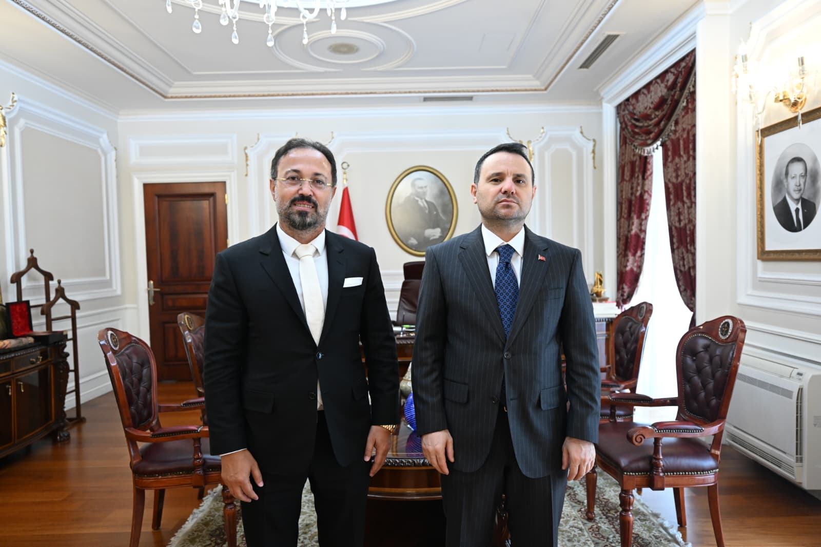 KONUTDER Yönetim Kurulu Başkanı Sayın Ziya Yılmaz, Adalet Bakanı Sayın Akın Gürlek’i makamında ziyaret etti.